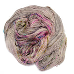 Rare and Exotic Beast: Sad Beige Sand with Bits- Jetsam Merino Sock