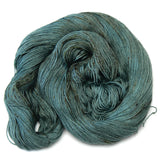 Rare and Exotic Beast: Sea Green with Bits- Jetsam Merino Sock
